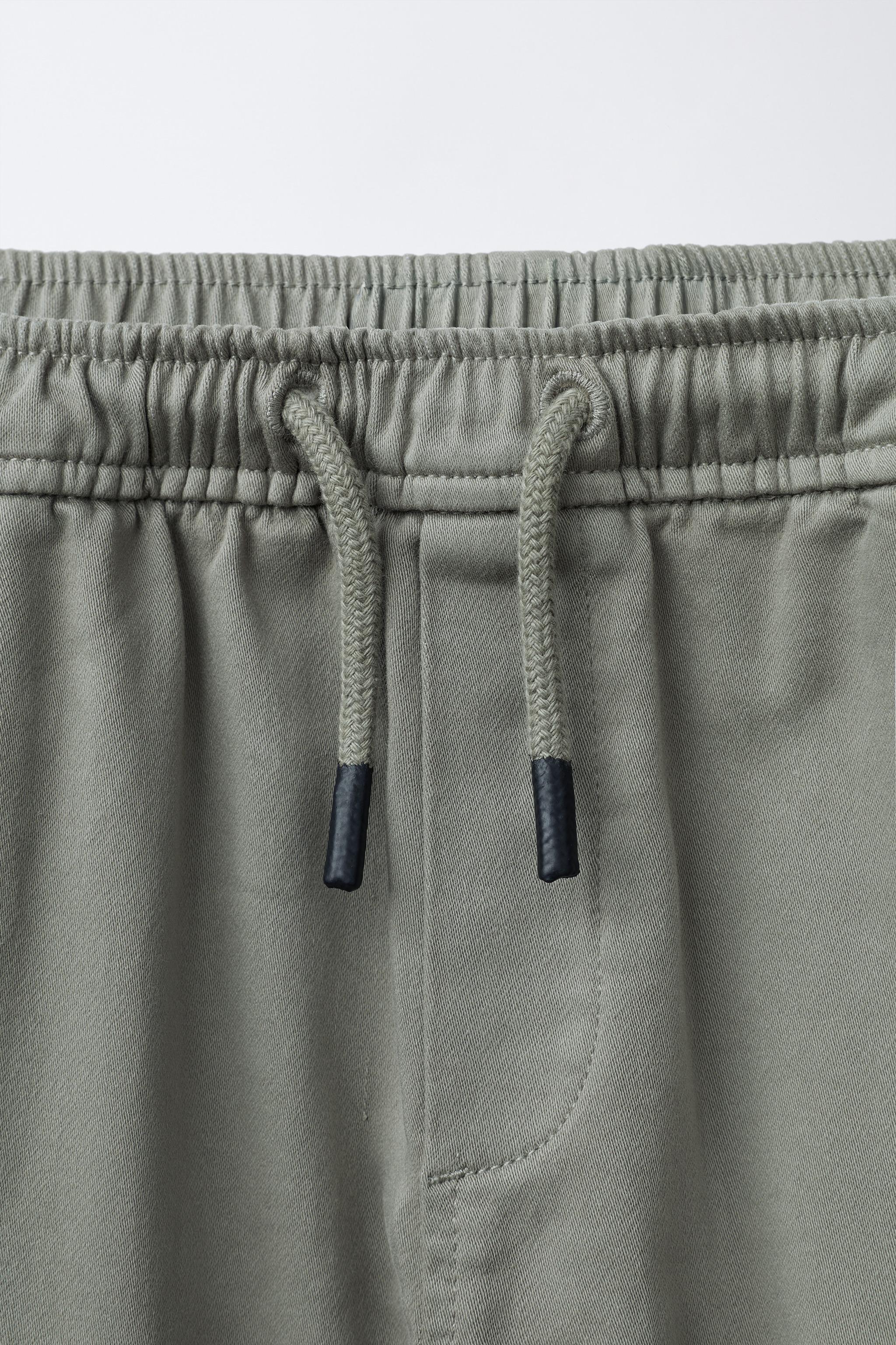 LABEL CARGO JOGGER PANTS